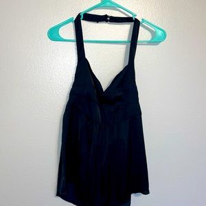 Medium black halter